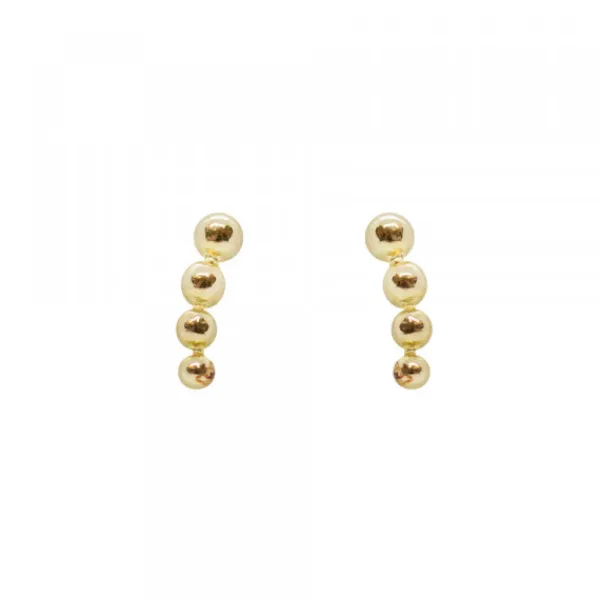 Piercing Trepador Bolitas Oro 2ud.*Eguzkilore Outlet