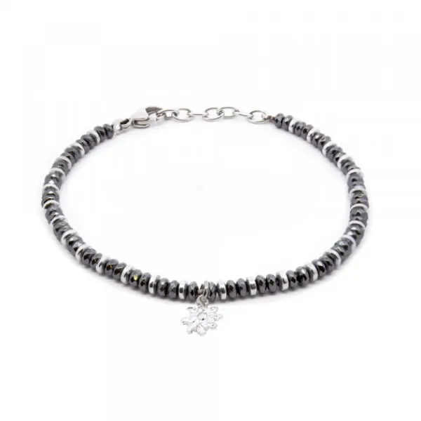 Pulsera Acero con Hematites*Eguzkilore Hot