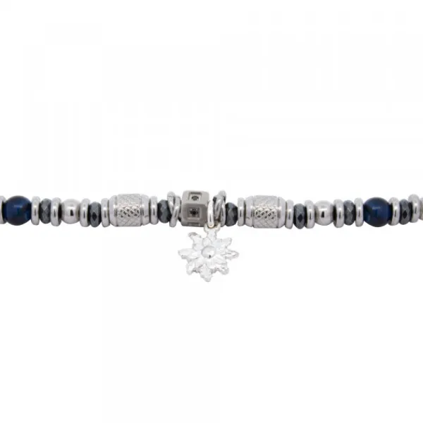 Pulsera Acero con Lapislázuli*Eguzkilore Discount