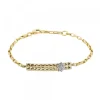 Pulsera Aiora de Plata Dorada*Eguzkilore Clearance