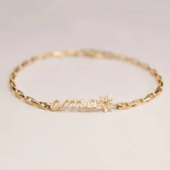 Pulsera Ama Bayona Plata Dorada*Eguzkilore