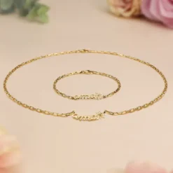 Pulsera Ama Bayona Plata Dorada*Eguzkilore