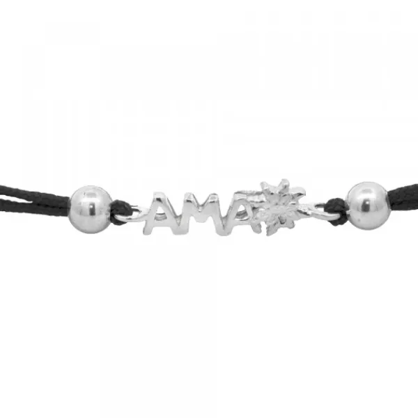 Pulsera Ama Berria Macramé de Plata*Eguzkilore Clearance