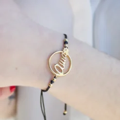 Pulsera Ama Calada Plata Dorada*Eguzkilore Discount