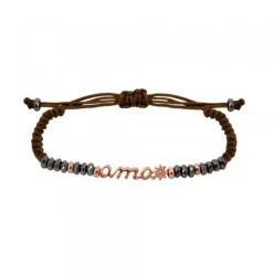 Pulsera Ama de Plata Rosa con Hematites*Eguzkilore Best