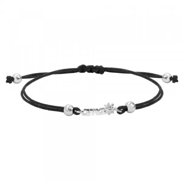 Pulsera Ama Macramé de Plata*Eguzkilore Outlet