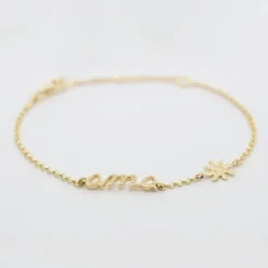 Pulsera Ama Plata Dorada*Eguzkilore Online