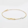 Pulsera Ama Plata Dorada y Plata*Eguzkilore Online