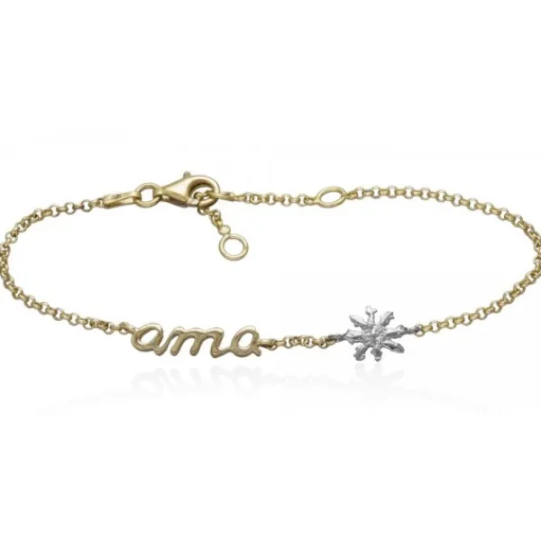 Pulsera Ama Plata Dorada y Plata*Eguzkilore Online