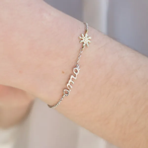 Pulsera Ama Plata y Dorado*Eguzkilore Best