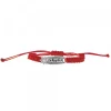 Pulsera Ama Roja Plata Rústica*Eguzkilore Outlet