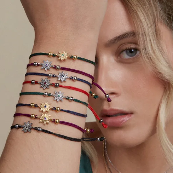 Pulsera Basic Colors Hilo Negro Rutenio y Circonita Negra*Eguzkilore Clearance