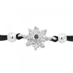Pulsera Basic Colors Hilo Negro y Circonita Negra*Eguzkilore Best