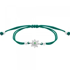 Pulsera Basic Colors Verde Plata*Eguzkilore