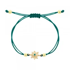 Pulsera Basic Colors Verde Dorado*Eguzkilore Hot