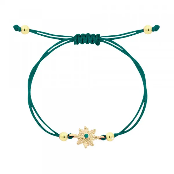 Pulsera Basic Colors Verde Dorado*Eguzkilore Hot