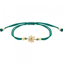 Pulsera Basic Colors Verde Dorado*Eguzkilore Hot