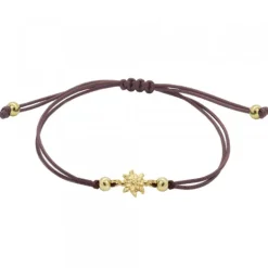 Pulsera Basic Marrón Plata Dorada*Eguzkilore Discount
