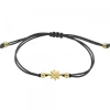Pulsera Basic Negra Plata Dorada*Eguzkilore Best