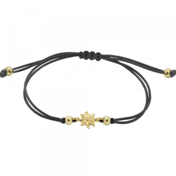 Pulsera Basic Negra Plata Dorada*Eguzkilore Best