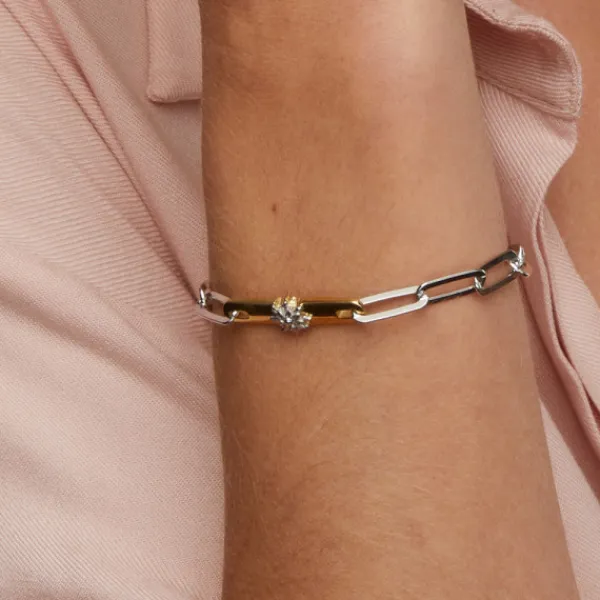 Pulsera Bayona Eslabones Plata*Eguzkilore Best