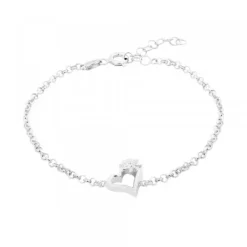 Pulsera Bihotza Plata*Eguzkilore New