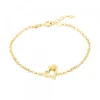 Pulsera Bihotza Plata Dorada*Eguzkilore Clearance