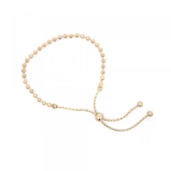 Pulsera Bolas Plata Dorada Ajustable*Eguzkilore Outlet