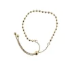 Pulsera Bolitas de Plata Dorada*Eguzkilore Best