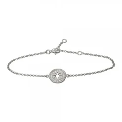 Pulsera B1 Plata y Circonitas*Eguzkilore New