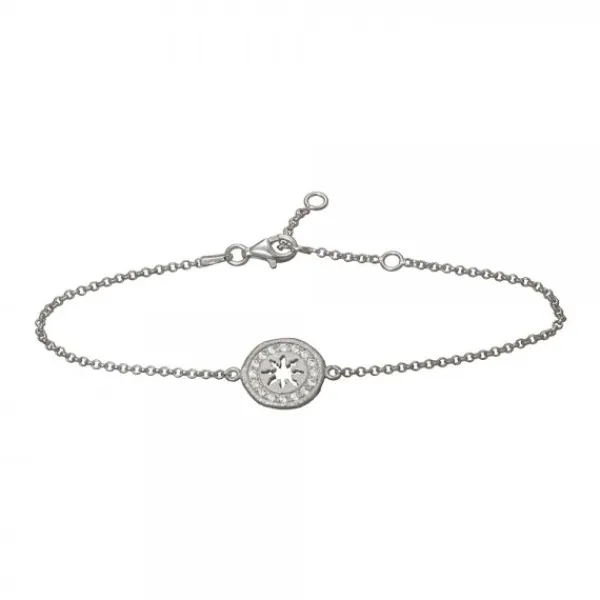 Pulsera B1 Plata y Circonitas*Eguzkilore New