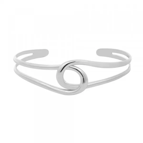 Pulsera Brazalete Hariak Plata*Eguzkilore Clearance