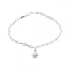 Pulsera Cadena Rolo Alargada Plata*Eguzkilore Best