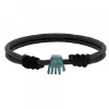 Pulsera Charm Mano de Irulegi Plata Oxidada*Eguzkilore