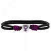 Pulsera Charm Símbolo Mujer Plata Esmalte Morado*Eguzkilore Discount