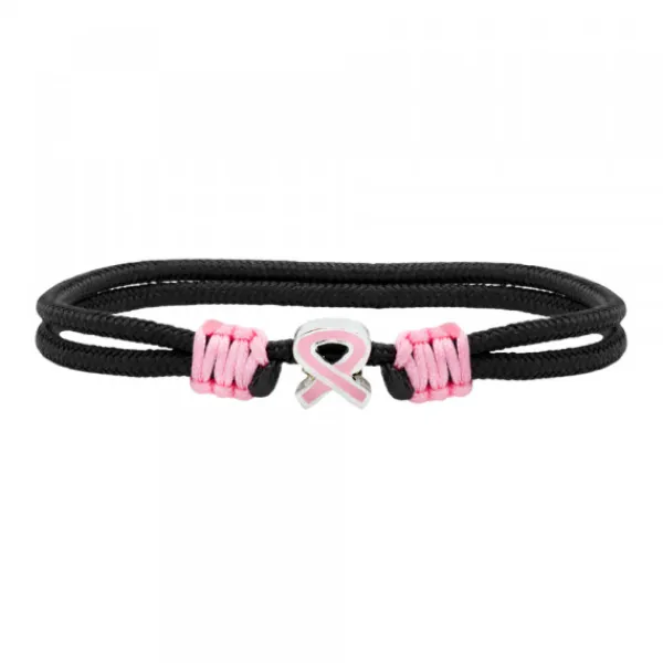 Pulsera Contra el Cáncer de Máma Lazo Rosa*Eguzkilore Clearance