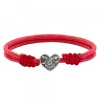 Pulsera Corazón Charm de Plata*Eguzkilore Online