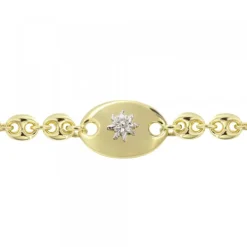 Pulsera Donna de Plata Dorada*Eguzkilore Discount