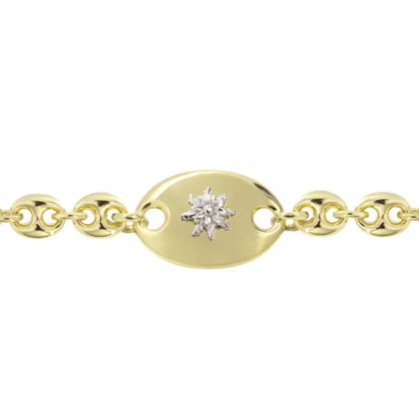 Pulsera Donna de Plata Dorada*Eguzkilore Discount