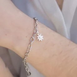 Pulsera Cadena Rolo de Plata*Eguzkilore Clearance