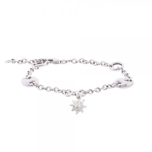 Pulsera Cadena Rolo y Calabrote de Plata*Eguzkilore Sale