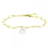 Pulsera Eslabones Martelé Plata Dorada*Eguzkilore Best