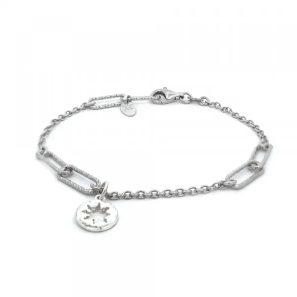 Pulsera Eslabones Jaspeados Plata*Eguzkilore Online