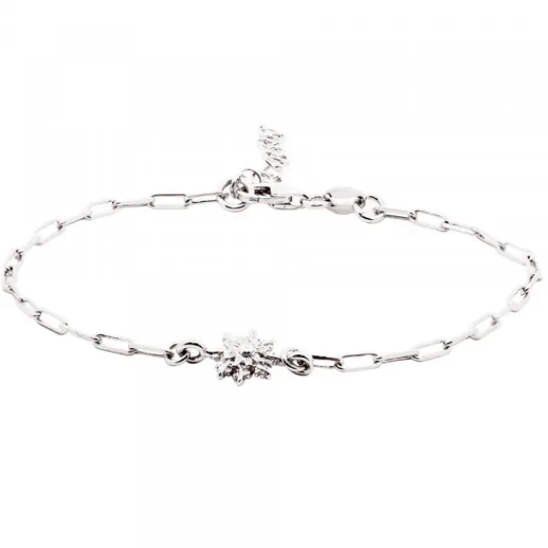 Pulsera Plata Rosa con Bolitas de Plata*Eguzkilore Best