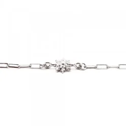 Pulsera Plata Rosa con Bolitas de Plata*Eguzkilore Best