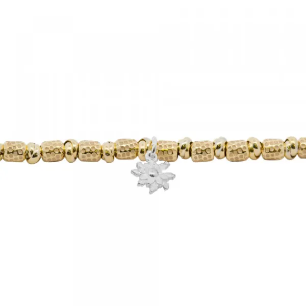 Pulsera Troquelada Plata Dorada*Eguzkilore New