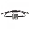 Pulsera Flysch Plata con Macramé*Eguzkilore Clearance