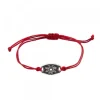 Pulsera Granate Chapa Ovalada Plata Acabado Rústico*Eguzkilore Sale