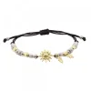 Pulsera Izarra de Plata Dorada*Eguzkilore New
