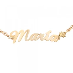 Pulsera Izena María de Oro 18kt.*Eguzkilore Best